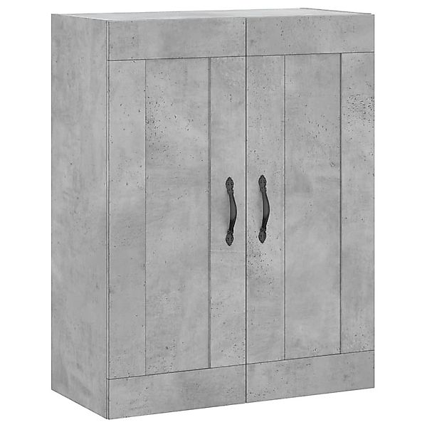 vidaXL Hängeschrank Wandschrank Betongrau 69,5x34x90 cm günstig online kaufen