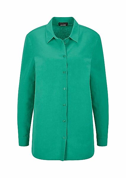 GOLDNER Hemdbluse "Kurzgröße Sommerbluse mit Seitenschlitz" figurschmeichel günstig online kaufen