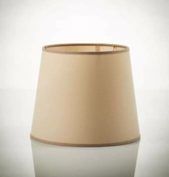 Konischer Lampenschirm WILLOW Stoff Stehlampe E27 günstig online kaufen