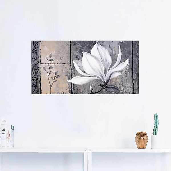 Artland Wandbild "Klassische Magnolie", Blumen, (1 St.), als Alubild, Outdo günstig online kaufen