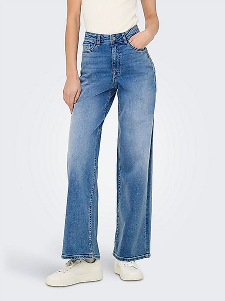 JDY High-waist-Jeans JDYFELINA-FINA HW WIDE MED BLUE DNM NOOS günstig online kaufen