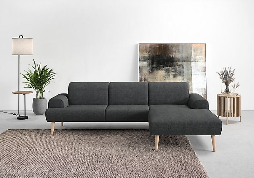 Home affaire Ecksofa »Swift Scandic Design, Federkern für hohen Sitzkomfort günstig online kaufen