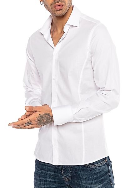 RedBridge Langarmhemd in Slim Fit – günstig online kaufen