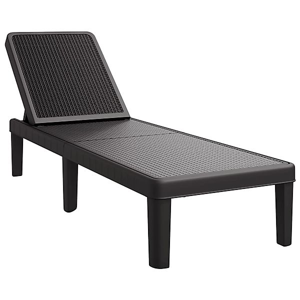vidaXL 4-Fach Verstellbare Sonnenliege 155,5x57x28 cm Polypropylen 4008100 günstig online kaufen