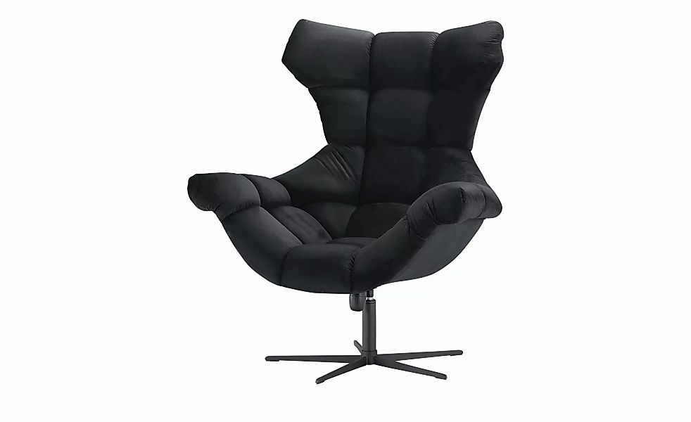switch Sessel aus Samt Sensi ¦ schwarz ¦ Maße (cm): B: 103 H: 119 T: 84.0 P günstig online kaufen