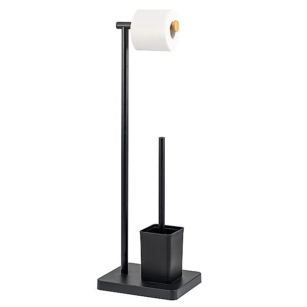 bremermann WC-Garnitur Stand-WC-Garnitur 2in1, WC-Bürste, WC-Rollenhalter, günstig online kaufen