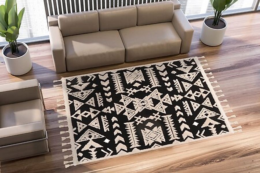 Kayoom Teppich »Loris 225«, rechteckig, 22 mm Höhe, 144.000 Points / qm, Et günstig online kaufen