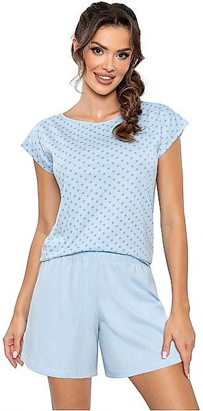 Donna Shorty Sky (Set, 2 tlg., 2-teilig) Damen Pyjama 2-teilig Shorty Schla günstig online kaufen