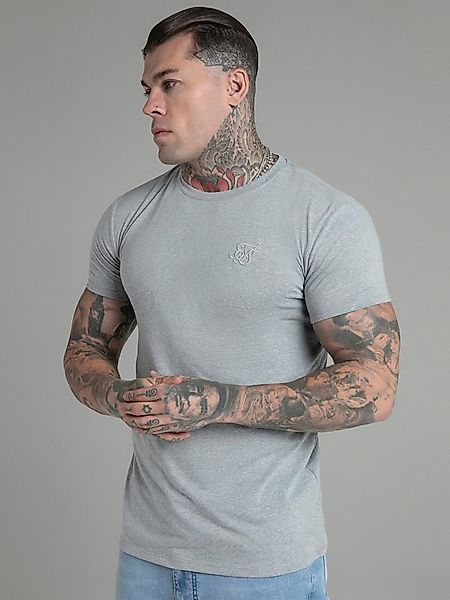 Siksilk T-Shirt SikSilk Herren Grau Marl T-Shirt günstig online kaufen