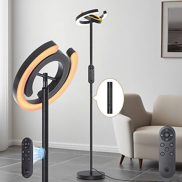MUPOO Deckenfluter Stehlampe Wohnzimmer Moderne LED günstig online kaufen