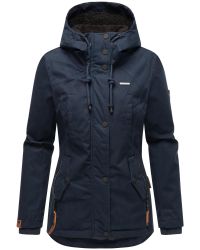 Marikoo Winterjacke "Bikoo" mit Kapuze sportliche Damen Outdoor Baumwolljac günstig online kaufen