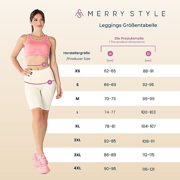 Merry Style Leggings Caprihose Damen 3/4 günstig online kaufen