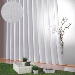 Weckbrodt Gardine "Lena" Faltenband 1 Stk. tlg. Websablè, halbtransparent, günstig online kaufen