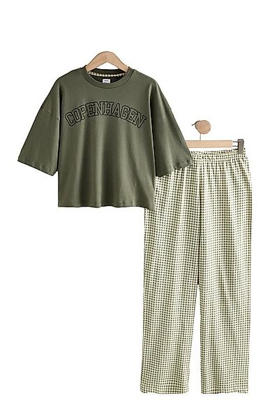 Next Pyjama Kurzärmeliger Baumwoll-Pyjama (2 tlg) günstig online kaufen