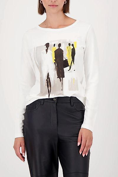 Monari Langarmshirt Regular fit mit Rundhalsausschnitt günstig online kaufen