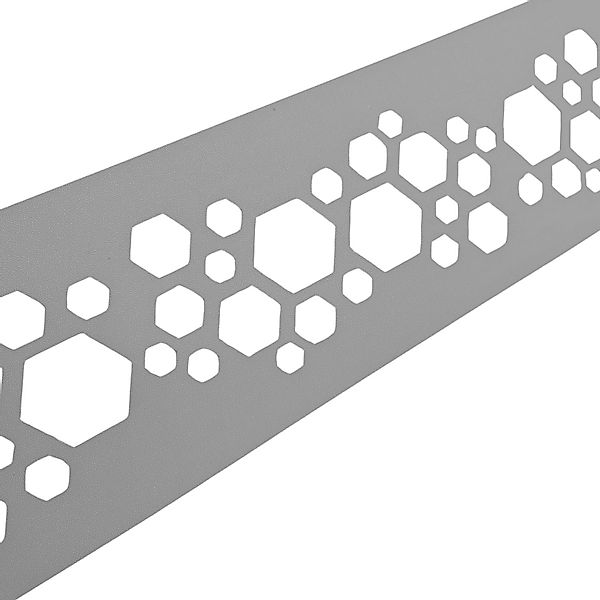 zaunzu Sichtschutzstreifen PREMIUM Dekor Hexagon Einzelstreifen günstig online kaufen