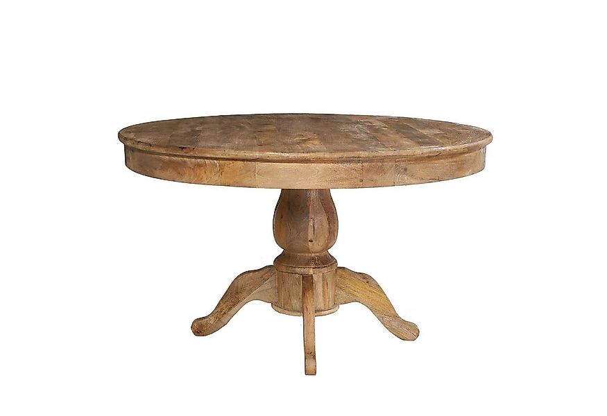 baario Esstisch Esstisch LA BEAUME 100cm, Landhausstil antikbraun rund mass günstig online kaufen