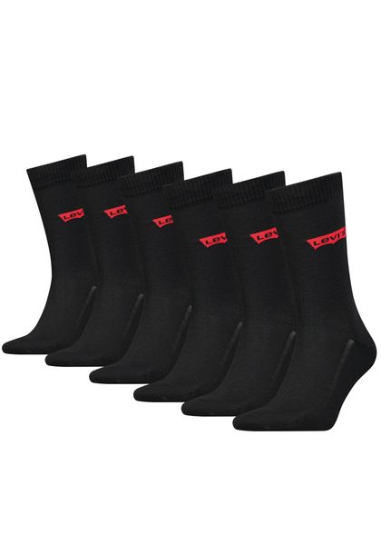 Levis Socken Packung, 6 Stk. tlg. mit breitem Logobund günstig online kaufen
