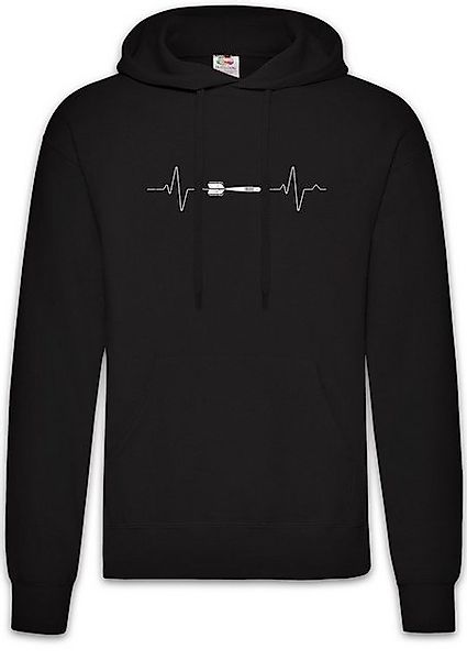 Urban Backwoods Hoodie Heart Rate Darts Herren Hoodie Dartpfeil Spiel Sport günstig online kaufen