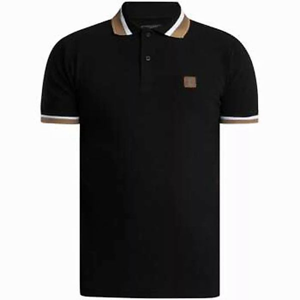 Trojan  Poloshirt Poloshirt mit Ottoman-Ripp und Jacquard-Besatz günstig online kaufen