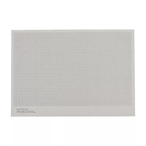Notizblock Millimeter aus Papier in Weiß günstig online kaufen