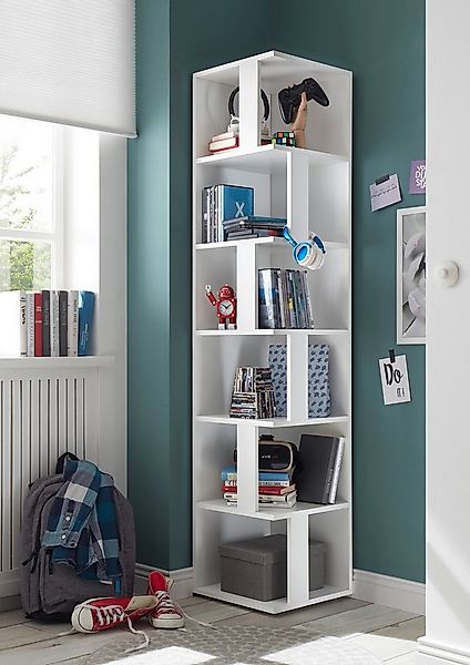 BEGA OFFICE Eckregal Corner Shelf, mit 6 offenen Fächer, 37,5x37,5x186 cm günstig online kaufen