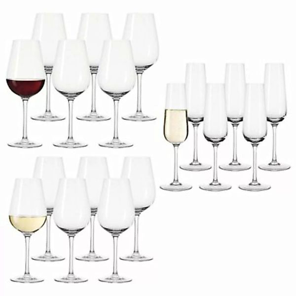 LEONARDO TIVOLI Rotwein Weißwein Sekt Gläser 18er Set Trinkgläser transpare günstig online kaufen