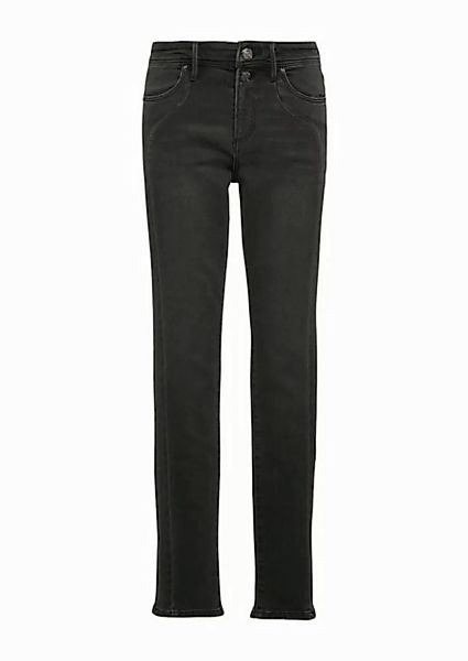 s.Oliver 5-Pocket-Jeans Jeans Betsy / Slim Fit / Mid Rise / Slim Leg / Zier günstig online kaufen