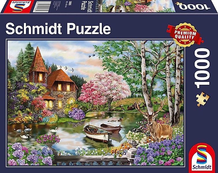 Schmidt Spiele Puzzle Haus am See. 1.000 Teile, 1000 Puzzleteile günstig online kaufen