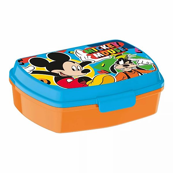 Brotdose Für Sandwiches Mickey Mouse Happy Smiles Kunststoff Rot Blau (17 X günstig online kaufen