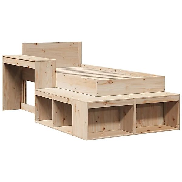 vidaXL Massivholzbett ohne Matratze 75x190 cm Kiefernholz 3309752 günstig online kaufen