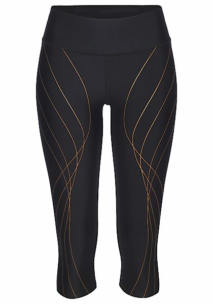 LASCANA ACTIVE Caprileggings mit schimmerndem Druck, Sportleggings günstig online kaufen