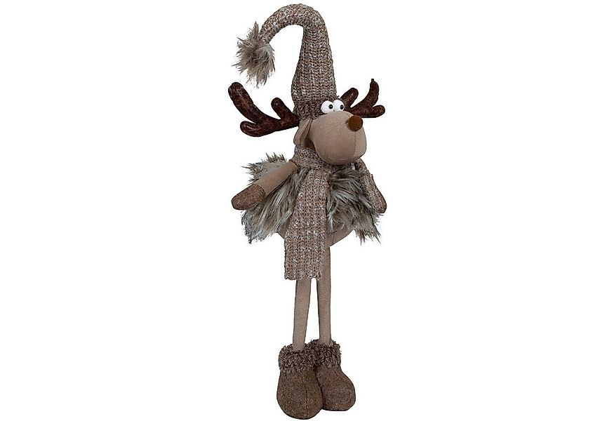 Christmas Paradise Weihnachtsfigur Elch ausziehbar 36-56cm (56-76cm) (Deko günstig online kaufen