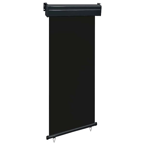 furnicato Balkon-Seitenmarkise 85x250 cm Schwarz günstig online kaufen