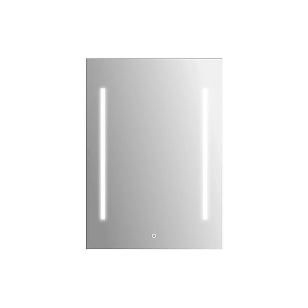 Kristall-Form LED-Leuchtspiegel Sirius I 50 cm x 70 cm Rechteckig günstig online kaufen