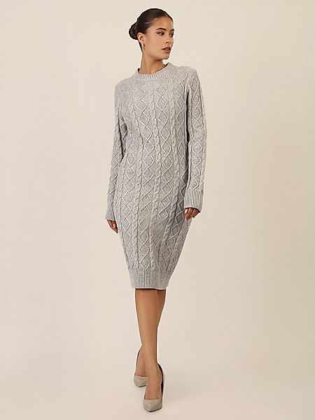 Apart Strickkleid mit Strukturmuster und Rundhalsausschnitt günstig online kaufen