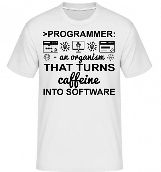 Caffeine Into Software · Shirtinator Männer T-Shirt günstig online kaufen