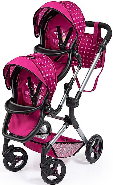 Bayer Puppen-Zwillingsbuggy Twin Neo, bordeaux, mit günstig online kaufen