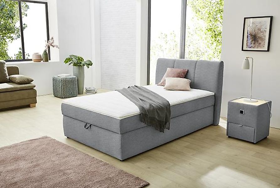Boxspringbett 120x200 inkl. Topper und Bettkasten Sandra von Jockenhöfer / günstig online kaufen
