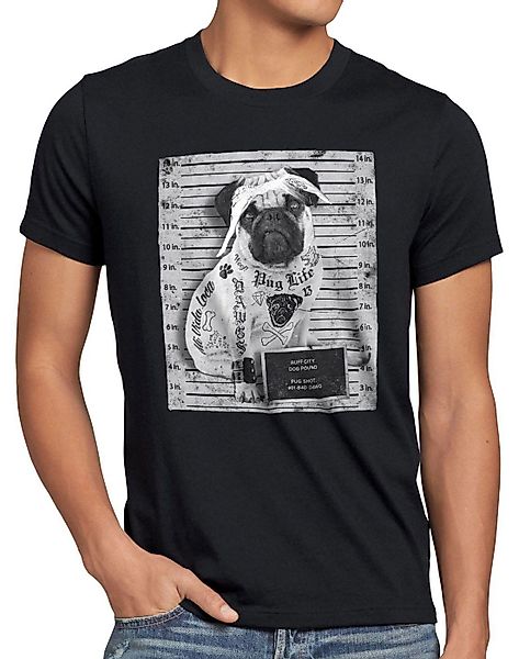 style3 T-Shirt Mops Tattoo pug hund günstig online kaufen