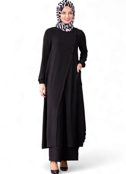 Modavitrini Longtunika Eleganter Damen Zweiteiler mit günstig online kaufen