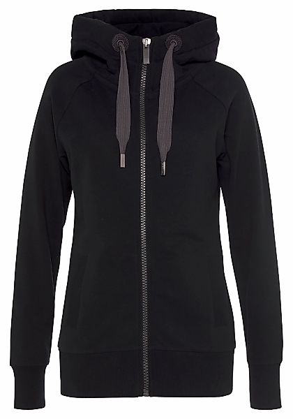 Elbsand Kapuzensweatjacke "Kria" mit Logodruck hinten, lässige Freizeitjack günstig online kaufen