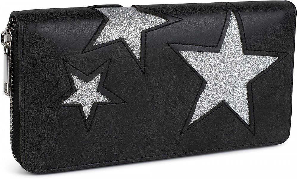 styleBREAKER Geldbörse Geldbörse mit glitzerndem Stern Cutout (1-tlg) günstig online kaufen