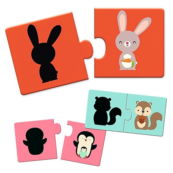 DJECO Puzzle Lernspiel Puzzle Duo Assoziationsspiel günstig online kaufen