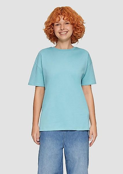 QS Kurzarmshirt Oversized T-Shirt aus Baumwolle günstig online kaufen