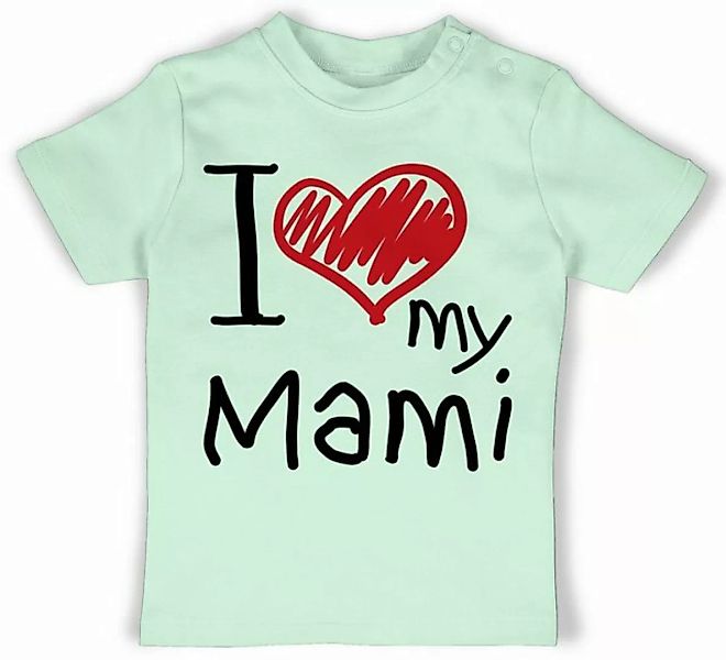 Shirtracer T-Shirt I love my Mami Muttertagsgeschenk günstig online kaufen