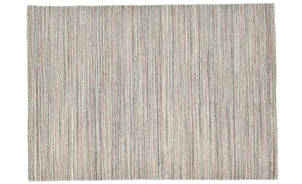THEKO Wollteppich  San Diego ¦ grau ¦ Viskose ¦ Maße (cm): B: 140 H: 1,3 Te günstig online kaufen