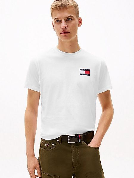 Tommy Jeans T-Shirt TJM SLIM FIT ESSENTIAL FLAG Mit Rundhalsausschnitt günstig online kaufen