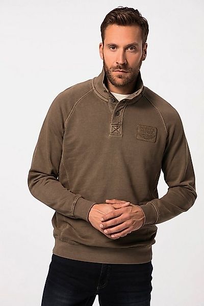 JP1880 Sweatshirt Troyer Sweat Kragen mit Zipper bis 8 XL günstig online kaufen