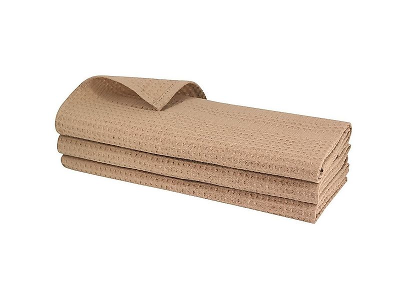 Engelland Geschirrtuch Poliertuch, (Vorteils-Set, 3-tlg., Waffel-Pique), 10 günstig online kaufen